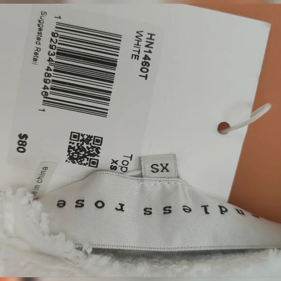 Endless Rose White Tweed Top - Picture 2 of 5